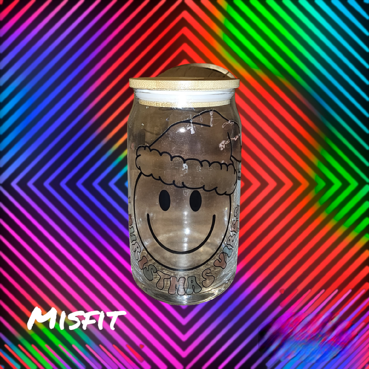 16oz. Glass Cup Misfit